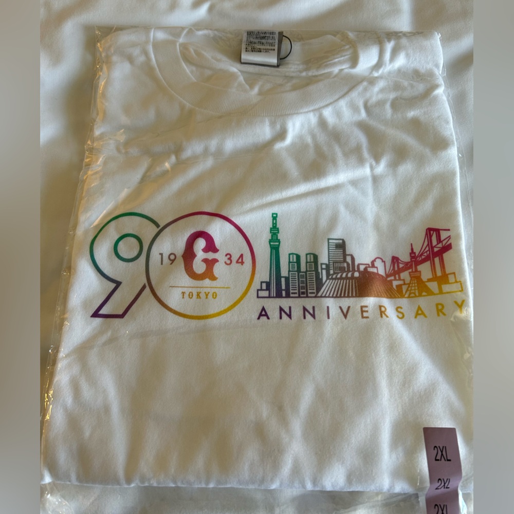 Tokyo Yomiuri Giants 90th Anniversary white T-shirt by Fanatics